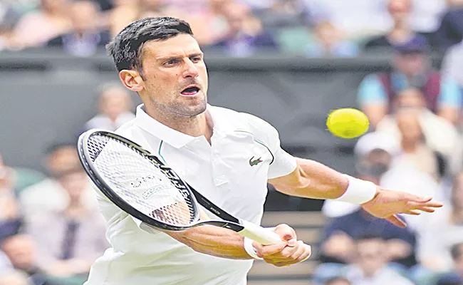 Wimbledon 2022: Djokovic opens bid for No 7 at Centre Court - Sakshi