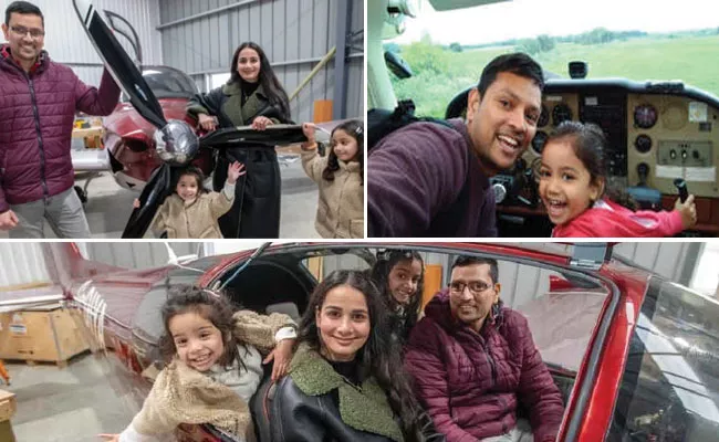 Kerala Man Built Plane During Covid Lockdown, Travels Europe With Family - Sakshi