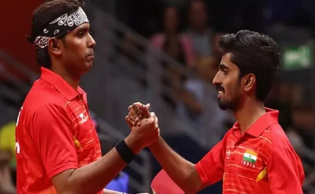 CWG 2022: Indian Table Tennis Team Marches Into Semis - Sakshi