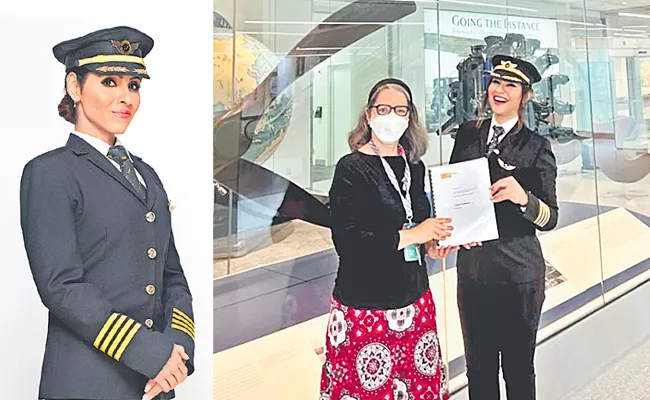 Indian Woman Pilot Zoya Agarwal Gets Place In US Museum For Flight Over North Pole - Sakshi