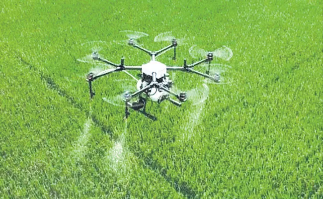 Benefits Of Drones Technology In Agriculture - Sakshi