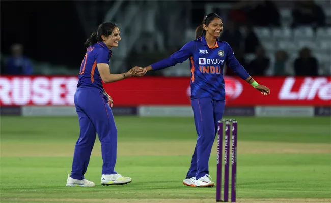 India Womens Beat England By-88 Runs Clinch Series 2-0 After 23 Years - Sakshi