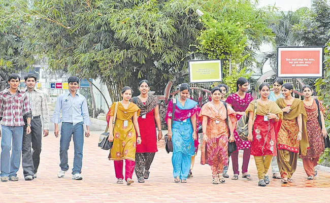 Engineering students interested studying AP colleges YS Jagan govt - Sakshi