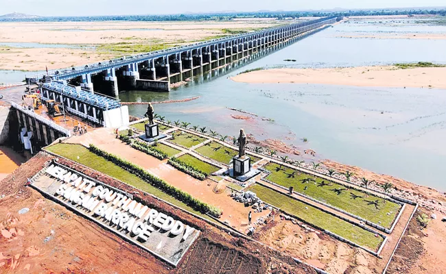 CM YS Jagan To Inagurate Sangam Barrage Nellore Barrage - Sakshi