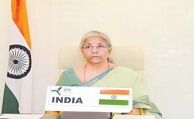 FM Nirmala Sitharaman ask to AIIB to raise infra, And clean energy - Sakshi
