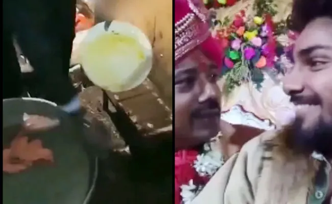 Gatecrashes Wedding Leads To wash dishes For Student Viral - Sakshi