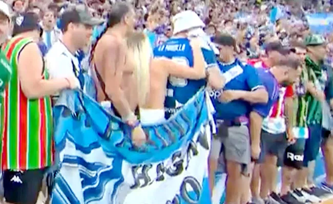 Fears Grow Argentina Fan Topless New Footage Emerges FIFA WC Final - Sakshi