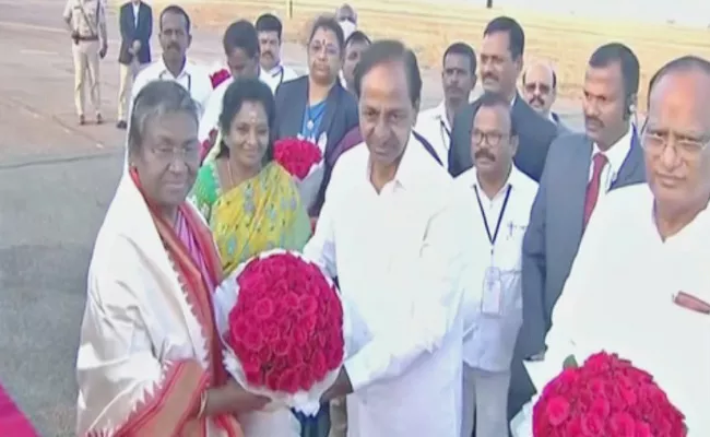 President Murmu Southern Sojourn Visit Hyderabad Day 1 Updates - Sakshi