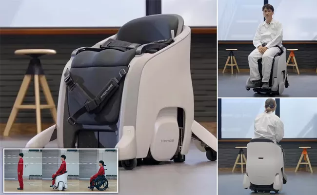 Honda Develops A Hands Free Wheelchair That Moves Like A Hoverboard - Sakshi