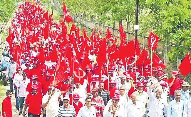 Shyam Sundar Varayogi Write Communist Parties, TRS Alliance - Sakshi