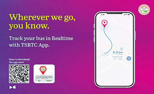 BUS Tracking: TSRTC Launches Mobile App For Tracking Bus Services - Sakshi