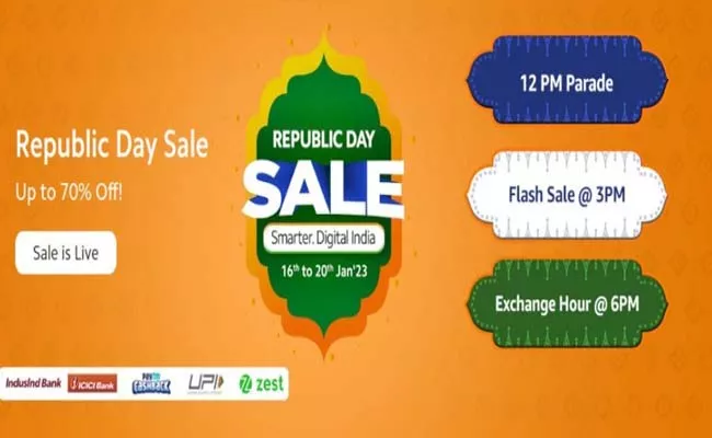 Republic day sale 2023  discounts Smartphones Tablets check here - Sakshi