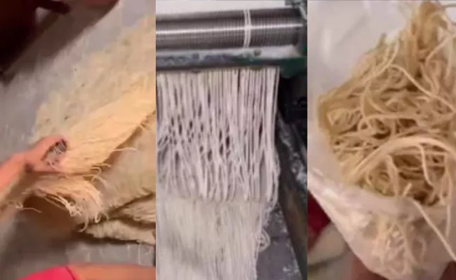 Noodles Making unhygienic conditions Video Viral - Sakshi