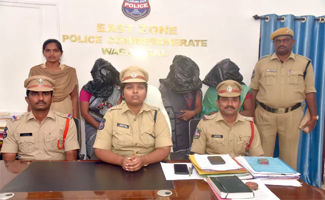 Extortion In The Name Of Prostitution 3 Women Arrested In Warangal - Sakshi