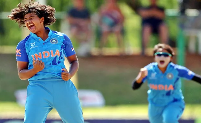 ICC U-19 Womens-T20 WC: India-W Enter Final Beat NZ-W Semi Final-8 Wkts - Sakshi