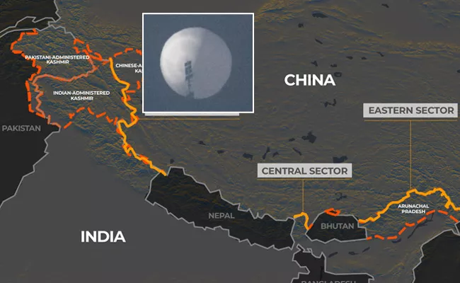 Chinese Spy Balloons Targeted India - Sakshi
