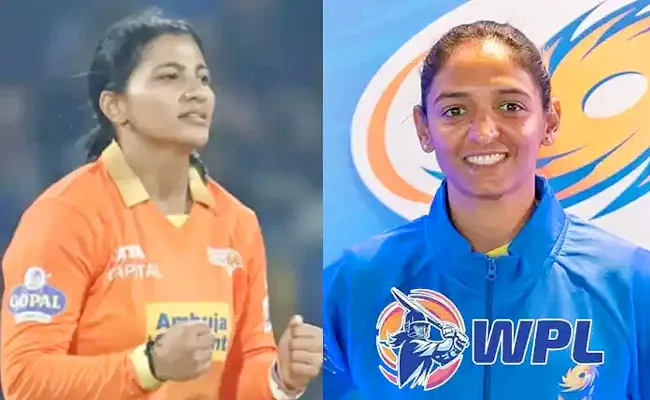 WPL 2023: Gujarat Giants Won Toss Opt Bowling Vs Mumbai Indians Women - Sakshi
