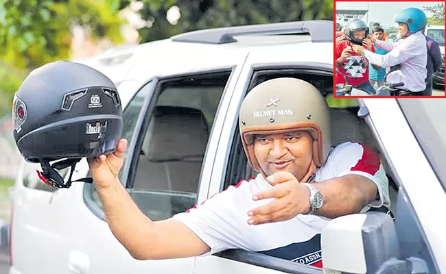 Raghvendra Kumar: Complete Life Story of Helmet Man of India - Sakshi