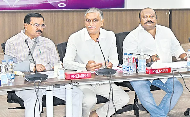 Harish Rao On Grain purchases in Telangana - Sakshi