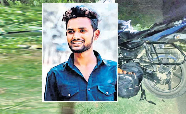 BTech student Died In Road Accident - Sakshi