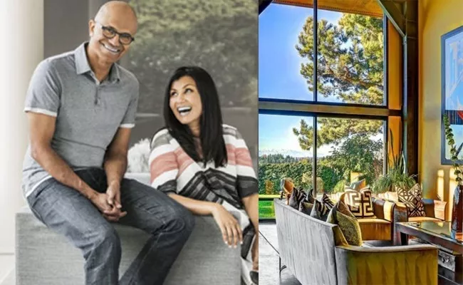 Microsoft ceo satya nadella luxury house in bellevue details - Sakshi