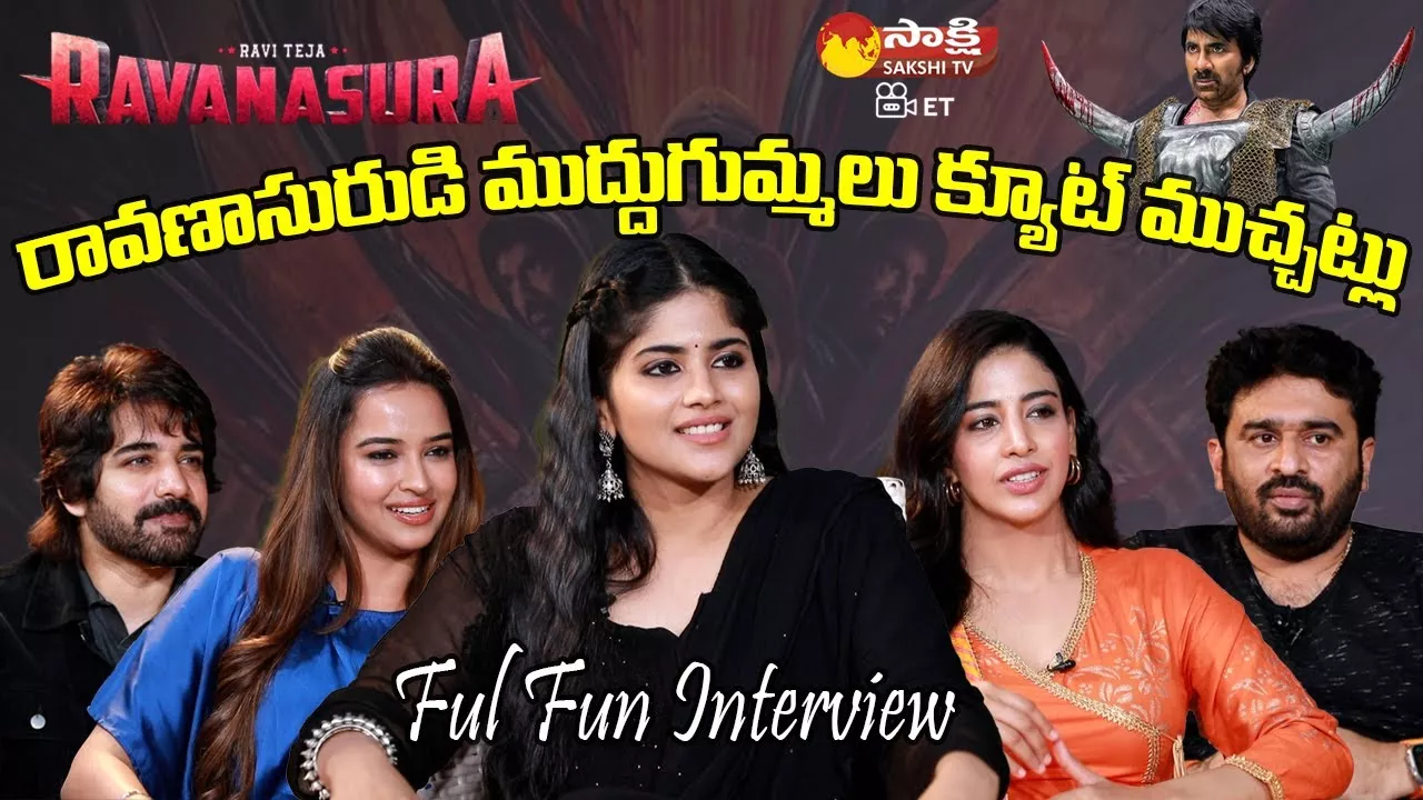 Ravi Teja Ravanasura Team Funny Interview