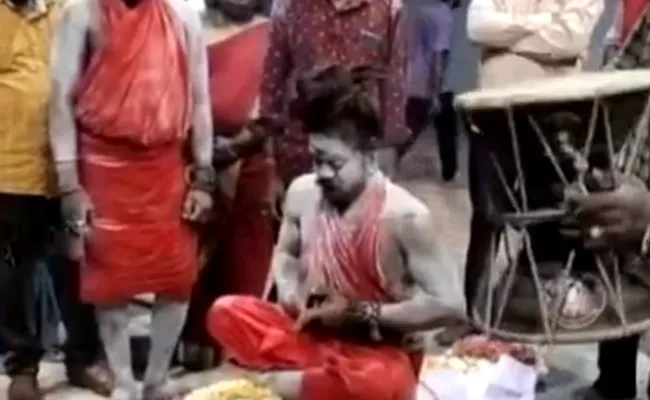 Aghora worship sitting on the dead body - Sakshi