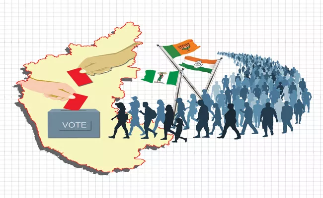 Karnataka Assembly Elections 2023: All parties have eyes on migrant voters - Sakshi