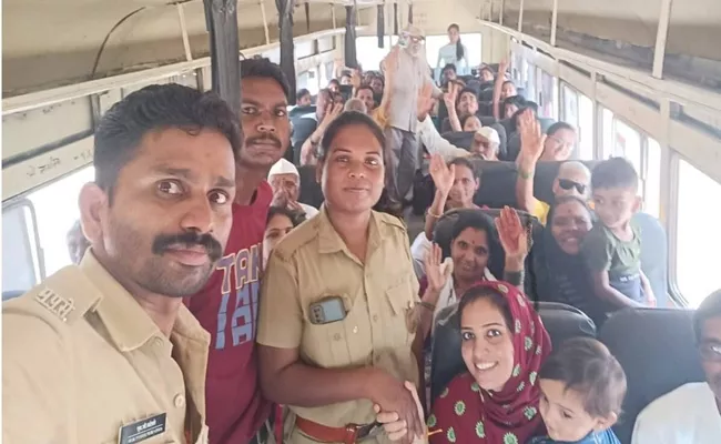 Archana Atram: Maharashtra Roadways gets first woman bus driver - Sakshi