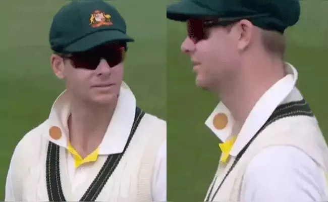 Ashes 1st Test:England Fans Mock Steve Smith With Cry On TV Song, His Reaction Goes Viral - Sakshi