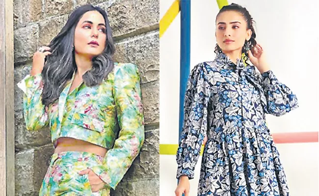 Fashion Talk: Multicolor Printed Saree And Lehenga Style - Sakshi
