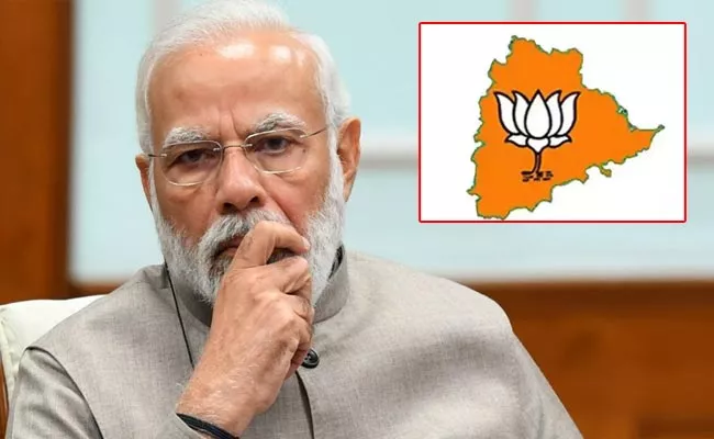 BJP Leaders Explained Political Situation In Telangana To PM Modi - Sakshi