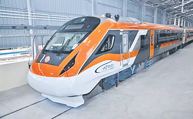 Vande Bharat Express Will Now Be Seen In Orange - Sakshi