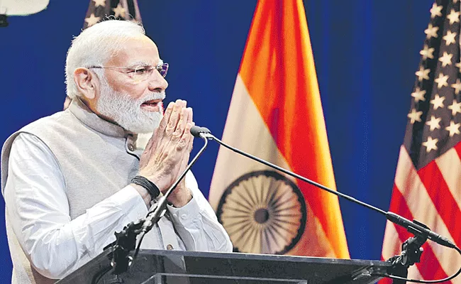 India on a roll owing to landmark reforms under PM Narendra Modi - Sakshi