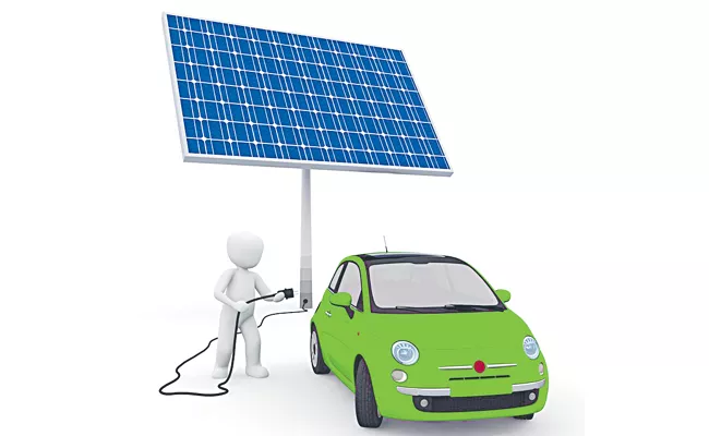 12 solar power charging stations in the state - Sakshi