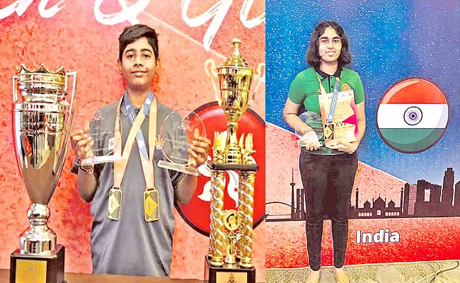 Telangana-Chess-Player Advaith Twin-Golds-Asian Schools Chess Championship - Sakshi