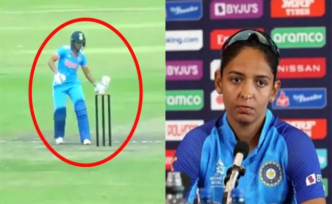 Harmanpreet To Be Fined 75 Percent Match Fee, Receive Four Demerit Points - Sakshi