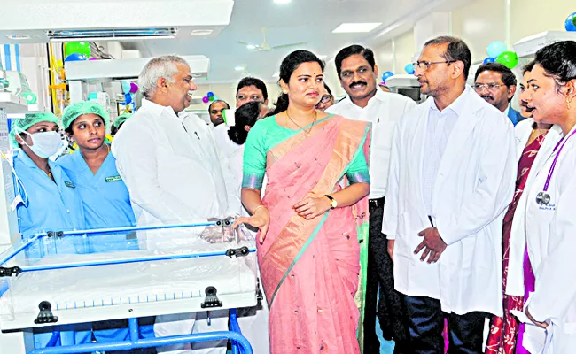 New born child medical departments started in Vijayawada old government hospital - Sakshi