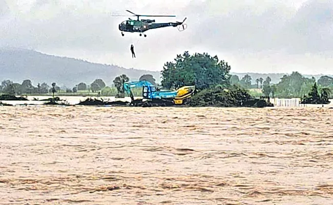 Flood in Jayashankar Bhupalapally district - Sakshi