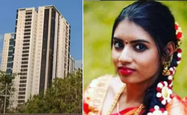 woman jumps to death from 21st floor in hyderabad - Sakshi
