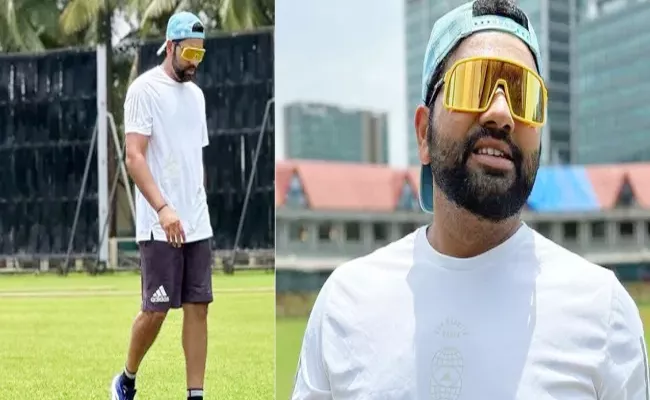 Rohit Hits Ground In Style Ahead Asia Cup 2023 Photos Viral - Sakshi