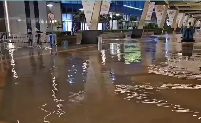 G20 Summit: Venue of G20 flooded due to rain - Sakshi