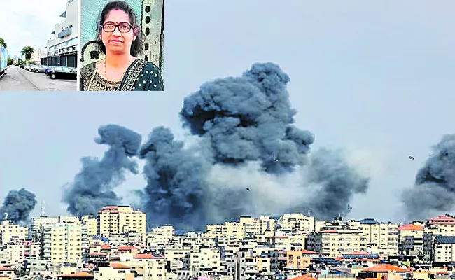 Pramila Prabhu: Donot want to leave Israel says Indian woman in war torn country - Sakshi