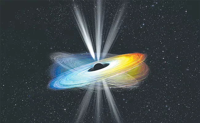 1st black hole imaged by humanity is confirmed to be spinning - Sakshi