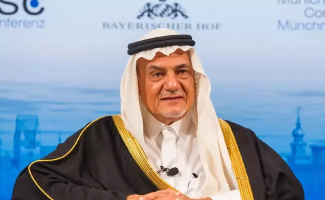 Chief Of Saudi Intelligence Turki Al Faisal Openion on Israel War - Sakshi