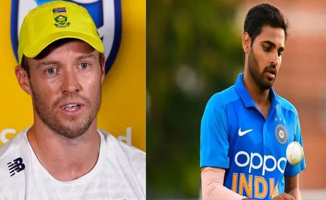 If You Not In Control Of Technique Bhuvi Expose That: AB de Villiers Lauds - Sakshi