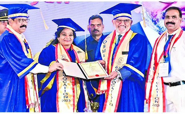 OU confers Adobe CEO Shantanu Narayen with honorary doctorate - Sakshi