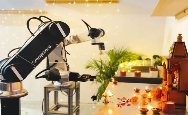 Robotics Company Unique Diwali Celebration - Sakshi