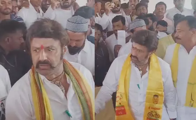 Nandamuri Balakrishna Over Action At Hindupuram - Sakshi