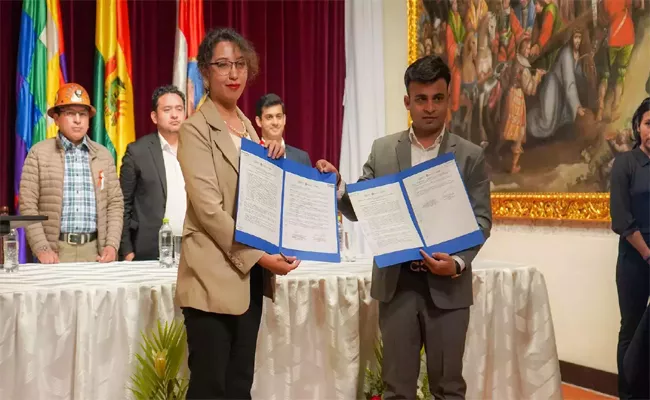 India Altmin and Bolivia YLB Partnership Details - Sakshi